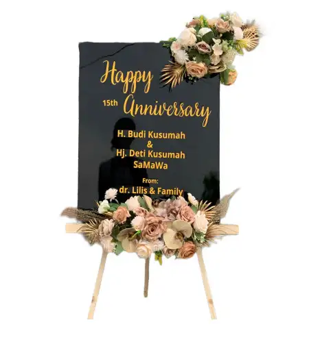 Papan Bunga Akrilik Cihamerang