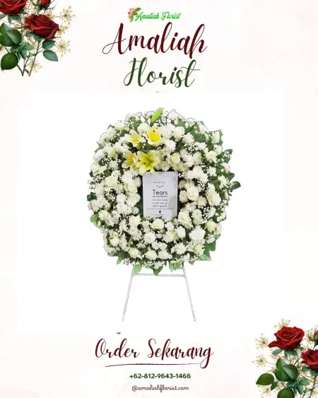 Krans Bunga Duka Cihamerang